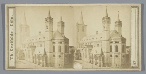 Exterior of St. Severinus's Church in Cologne