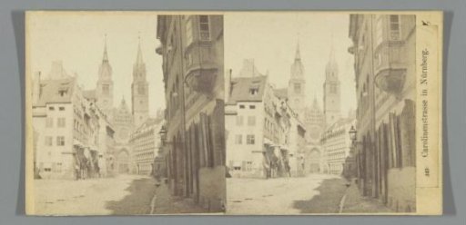 View of the Carolinenstrasse at Nuremberg