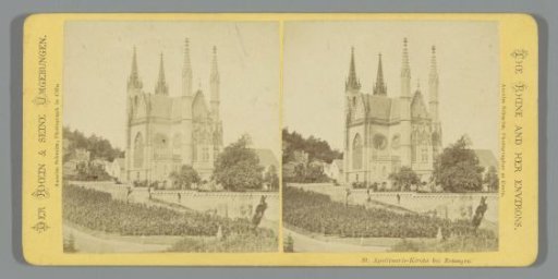 Exterior of the Apollinaris Church at Remagen