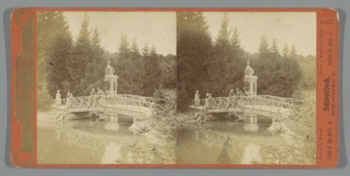 Bridge in a park at Bad Schwalbach