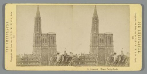Façade of the Cathedral of Strasbourg