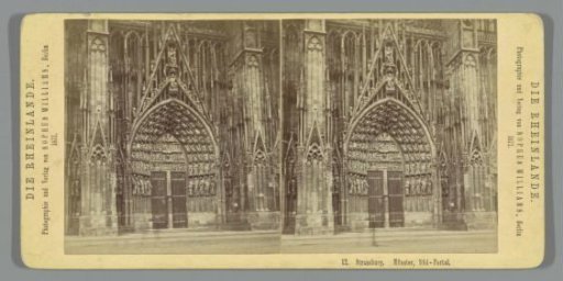 Southern entrance portal of the Cathedral of Strasbourg