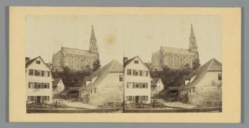 Exterior of the Berger Church at Stuttgart