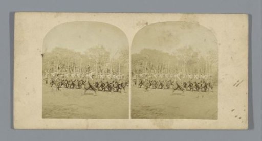 Marching French soldiers