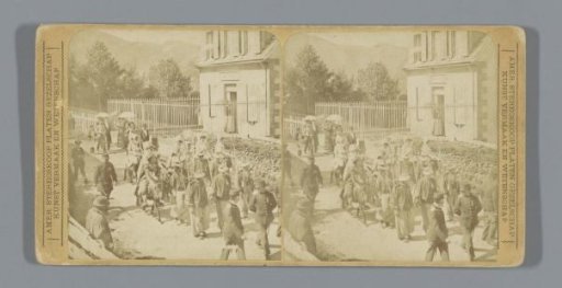 View of a street (possibly) in France