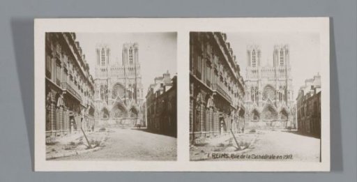View of the Cathedral of Reims