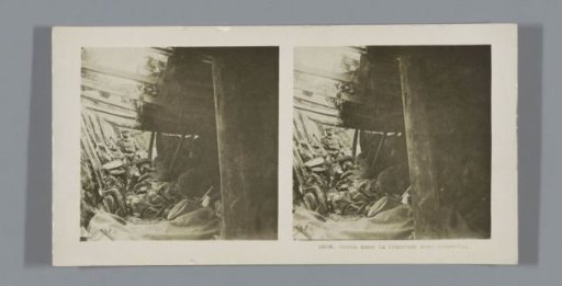 French soldiers in a trench