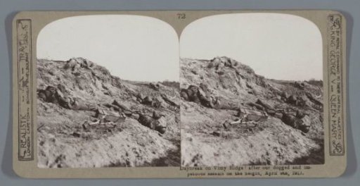 Daybreak on Vimy Ridge! after our dogged and impetuous assault on the height, April 9th, 1917