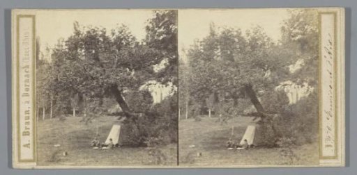 Kamperende mannen nabij Aix-en-Provence, Zuid-Frankrijk