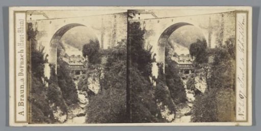 Brug in Châtillon, Frankrijk