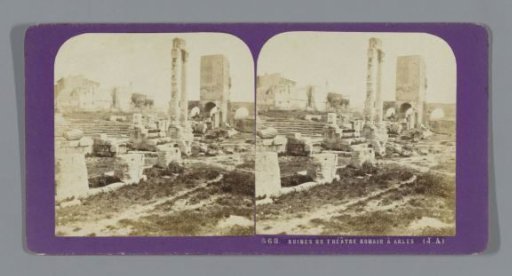 Ruins of the Roman theatre at Arles