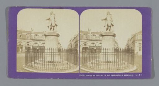 Statue of Louis-Urbain-Aubert de Tourny at Bordeaux