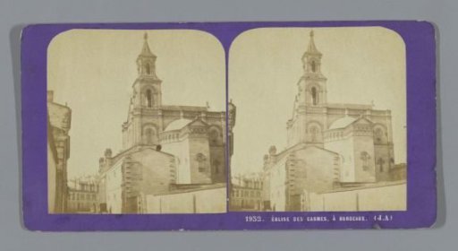 Exterior of the Église des Carmes in Bordeaux