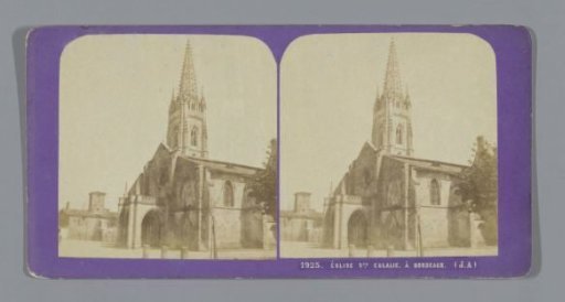 Exterior of the Église Sainte-Eulalie in Bordeaux