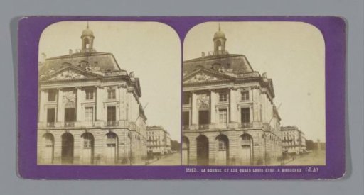 Exterior of the Bourse of Bordeaux