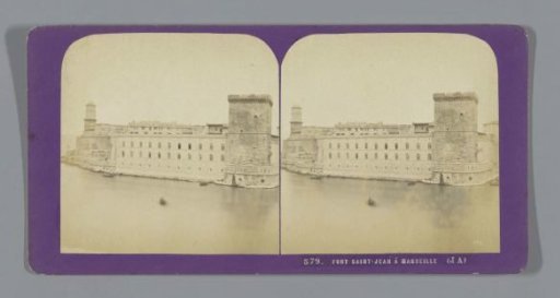 View of Fort Saint-Jean at Marseille