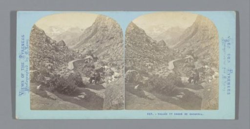 View of a valley near Gavarnie
