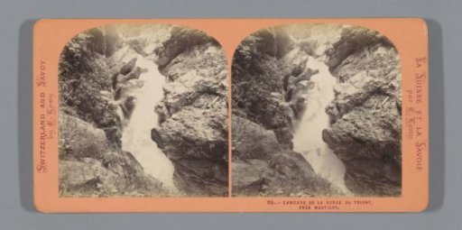Waterfall in the Gorges du Trient