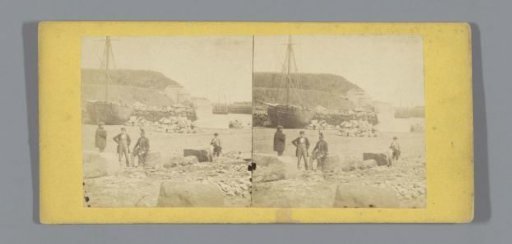 View of a harbour (presumably) in France