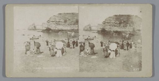 View of the beach of Biarritz