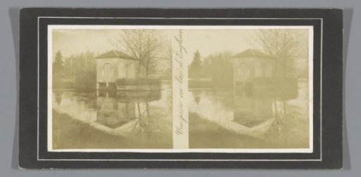 Building in the Lac d'Enghien at Paris