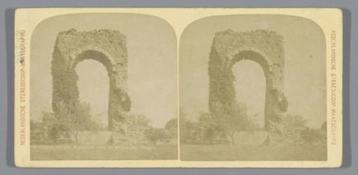 Ruin of a Roman triumphal arch at Fréjus