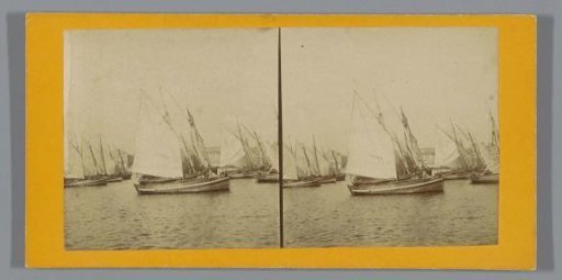 Sailing ships at Le Havre