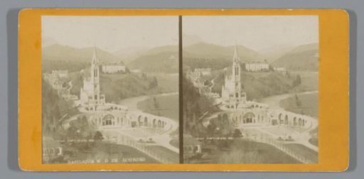View of the Basilica of the Immaculate Conception at Lourdes