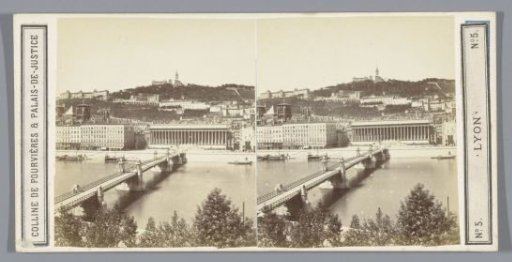 View of the Fourvière in Lyon