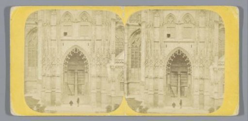Entrance portal of the Abbey Church of Saint-Ouen at Rouen