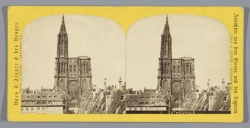 View of the Notre-Dame of Strasbourg