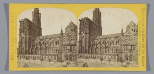 View of the Notre-Dame of Strasbourg