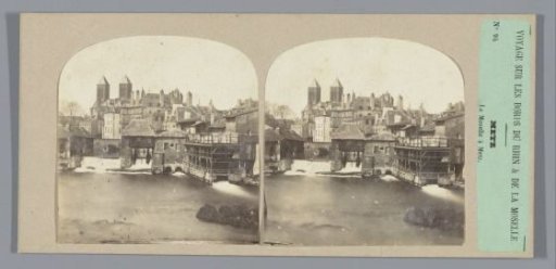 View of Metz and the Moselle