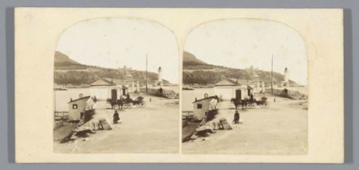 View of the Château de l'Anglais in Nice