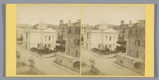 View of a Russian church in Nice