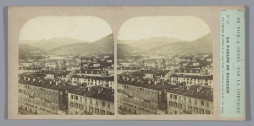 View of Nice and the Alps
