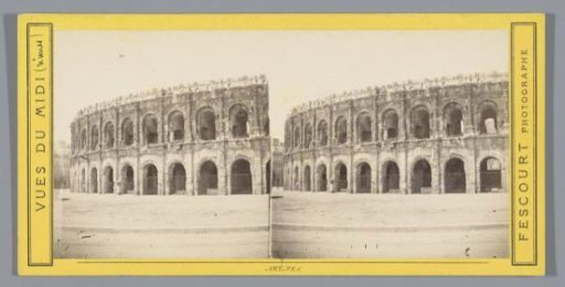 View of the arena of Nîmes