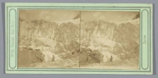 View of the Mer-de-Glace in Savoy