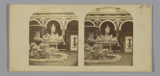 View in the Italian Court in the Crystal Palace in London