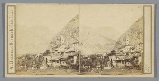 View of Courmayeur, Italy