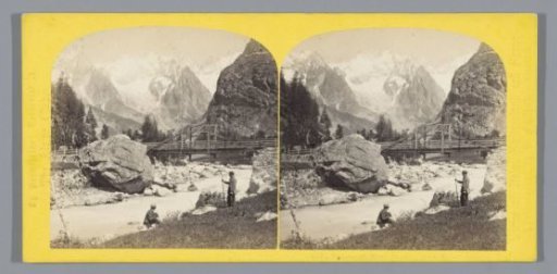 View of the Mont Blanc massif from Courmayeur
