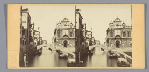 View of a canal in Venice