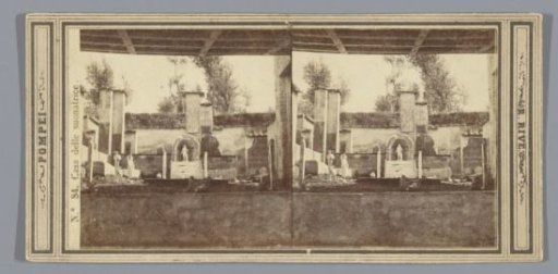 View of the Casa di Marco Lucrezio in Pompeii