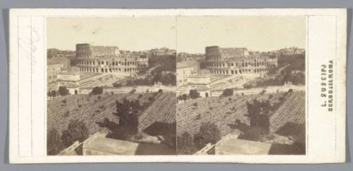 View of the Colosseum in Rome