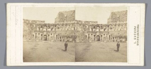 Interior of the Colosseum in Rome