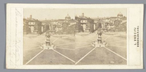 View of Rome from the Piazza del Campidoglio