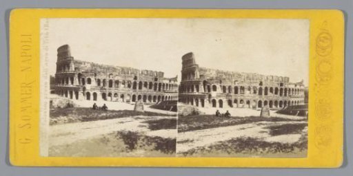 View of the Colosseum in Rome