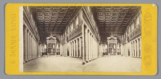 Interior of the Santa Maria Maggiore in Rome
