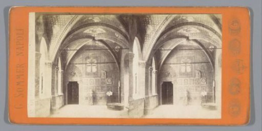 Interior of a church in Naples, possibly