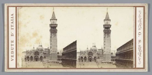 View of St. Mark's Square with the Campanile of Venice